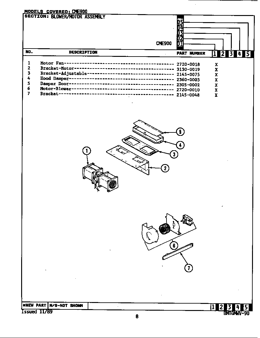 Blower motor assembly