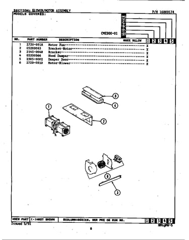 Blower motor assembly (cme900-01)