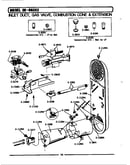 Inlet duct, gas valve, cone & extension