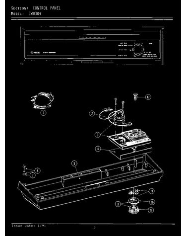Control panel (ewu304) (ewu304)