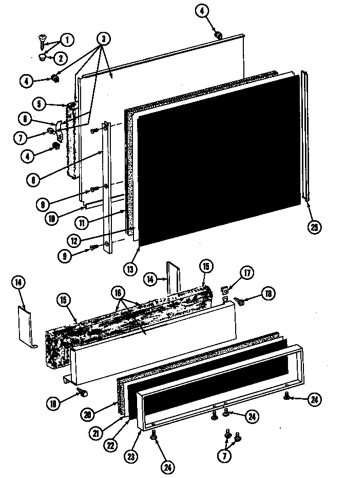 FRONT PANEL & ACCESS PANEL (WU1005) (WU1005)