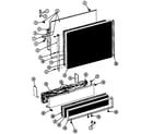 Maytag EWU304 front panel & access panel (wu1005) (wu1005) diagram
