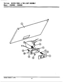 Access pnl & tub lgt (ese9900 & esg9900) (ese9900) (esg9900)