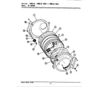 Maytag LSE9900 tumbler (front & back) (lse9900) (lsg9900) (se9900) (sg9900) diagram
