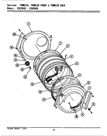Tumbler (frt & back) (ese9900 & esg9900) (ese9900) (esg9900)