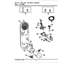 Maytag LSG9900 inlet duct, gas valve & ext. (sg9900) (lsg9900) (sg9900) diagram
