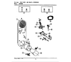 Maytag LSG9900 inlet duct, gas valve & ext. (esg9900) (esg9900) diagram