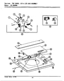 Top cover, lid & lid lock assembly (lse9900) (lsg9900) (se9900) (sg9900)