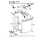 Maytag SE9900 cabinet & front panel (lse9900) (lsg9900) (se9900) (sg9900) diagram