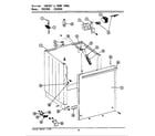 Maytag ESE9900 cabinet & frt pnl (ese9900 & esg9900) (ese9900) (esg9900) diagram