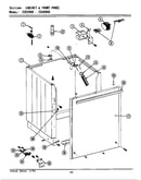 Cabinet & frt pnl (ese9900 & esg9900) (ese9900) (esg9900)