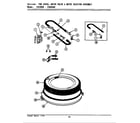Maytag SG9900 tub cover (ese9900 & esg9900) (ese9900) (esg9900) diagram