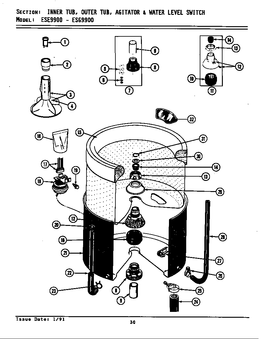 TUB (ESE9900 & ESG9900) (ESE9900) (ESG9900)