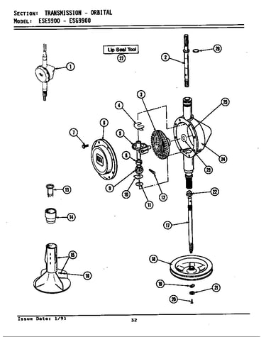 Transmission (ese9900 & esg9900) (ese9900) (esg9900)
