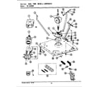 Maytag LSG9900 base, pump, motor & components (lse9900) (lsg9900) (se9900) (sg9900) diagram