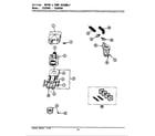 Maytag LSG9900 motor & pump assy (ese9900 & esg9900) (ese9900) (esg9900) diagram
