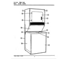 Maytag LSG7800 front view diagram