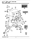 Cabinet, relays & dryer stand