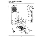 Maytag LSE7800 inlet duct & heater assembly (se7800) (lse7800) (se7800) diagram