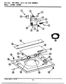 Top cover, lid & lid lock assembly