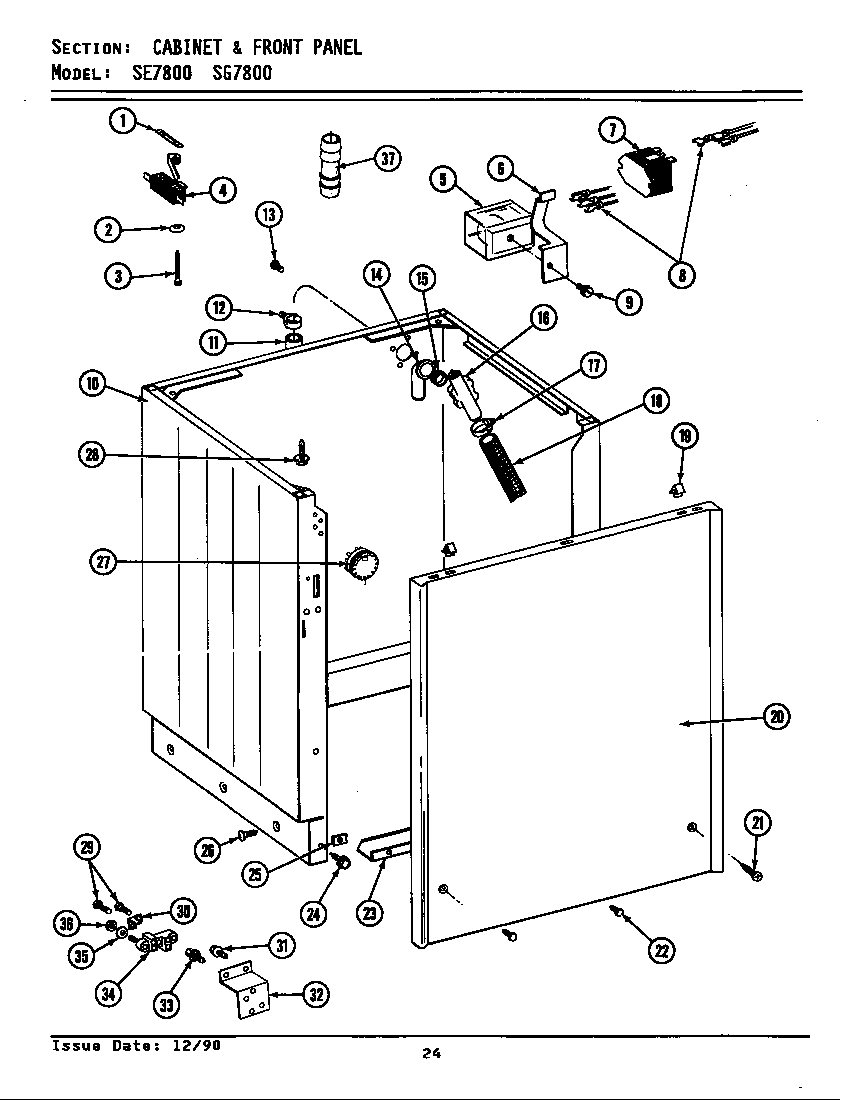 CABINET & FRONT PANEL