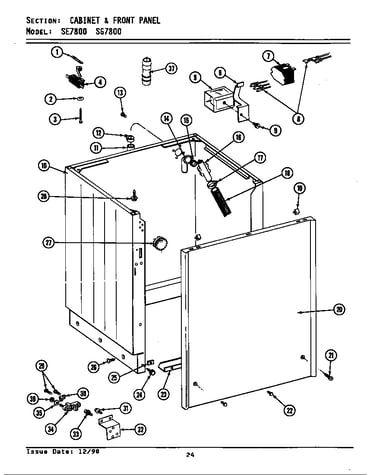 Cabinet & front panel