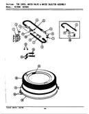 Tub cover, water valve & water inj. assy