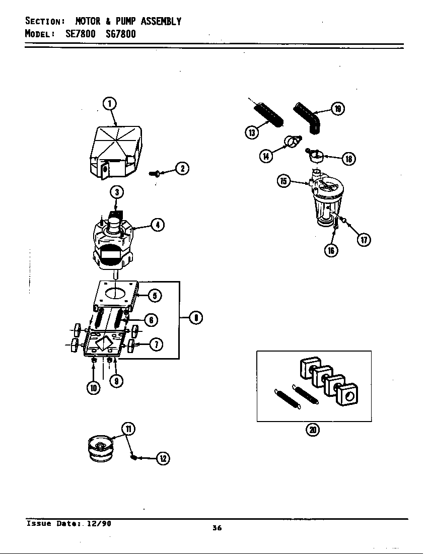 MOTOR & PUMP ASSEMBLY