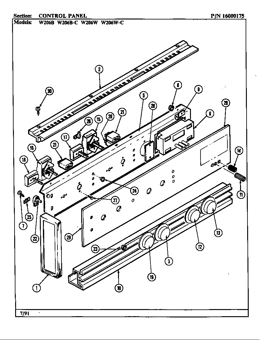 Control panel