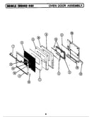 Oven door assembly