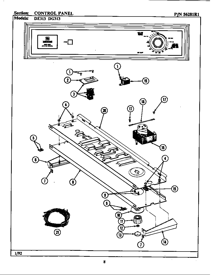 Control panel