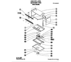 Jenn-Air A502-J microwave oven enclosure diagram