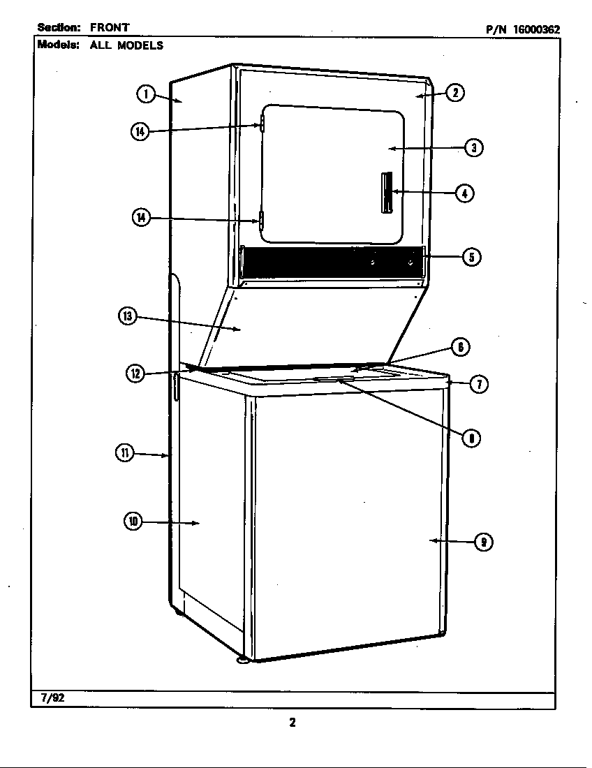 Front (lse7800ace,ade,aee) (lse7800ace) (lse7800ade) (lse7800aee)