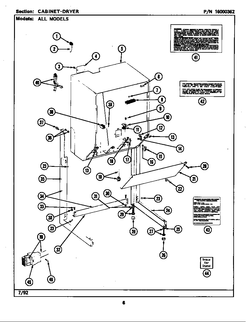 Cabinet-dryer (lse7800ace,ade,aee) (lse7800acl) (lse7800acw) (lse7800adl) (lse7800ace) (lse7800ade)