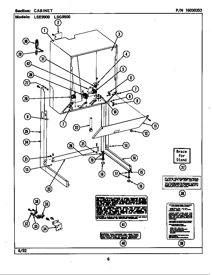 Cabinet-dryer (lse7800ael,aew) (lse7800acl) (lse7800acw) (lse7800adl) (lse7800ace) (lse7800ade)