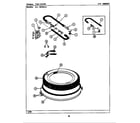 Maytag LSE7800ACL tub cover (lse7800ael,aew) (lse7800ael) (lse7800aew) diagram