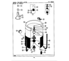 Maytag LSE7800ADL tub-inner & outer (lse7800adw,dl,cw,cl) (lse7800acl) (lse7800acw) (lse7800adl) (lse7800adw) diagram