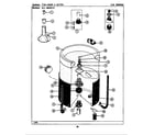Maytag LSE7800ACE tub (inner & outer lse7800ace,ade,aee) (lse7800ace) (lse7800ade) (lse7800aee) diagram