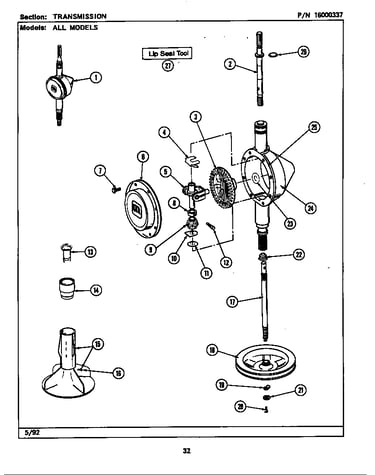 Transmission (lse7800ael,aew) (lse7800ael) (lse7800aew)