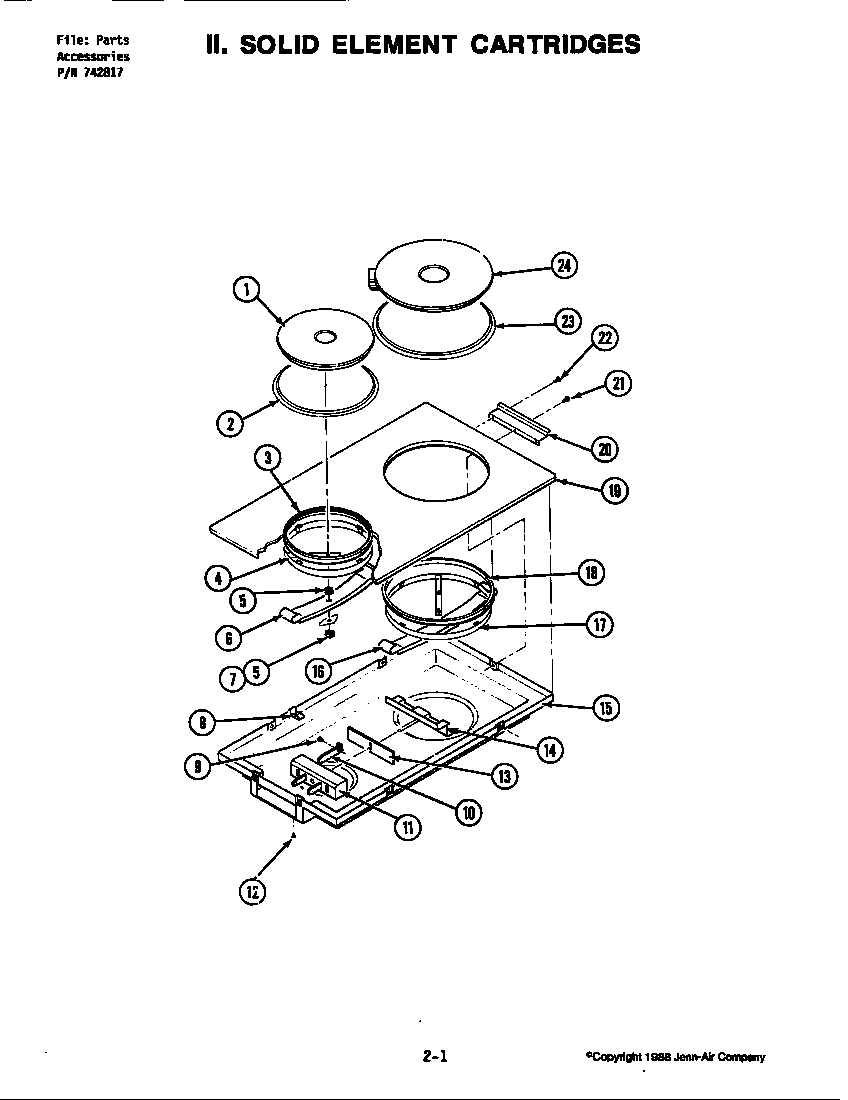 Solid element cartridge