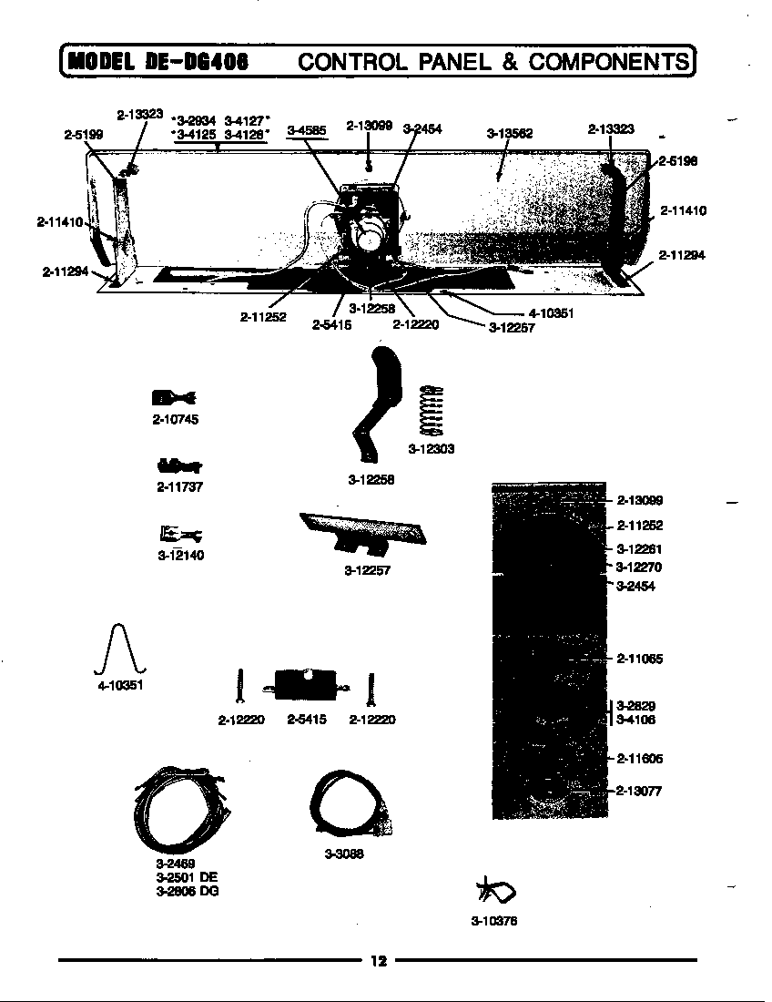 CONTROL PANEL & COMPONENTS