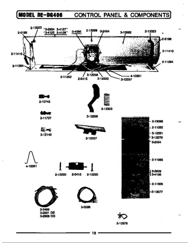 Control panel & components