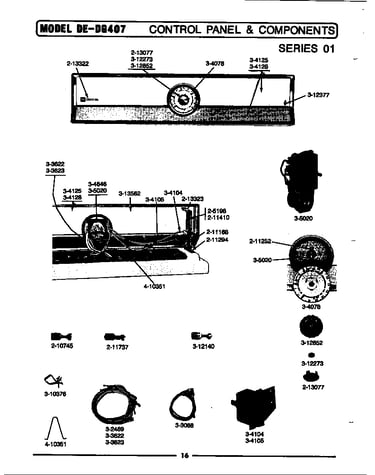 Control panel & components (ser 01)