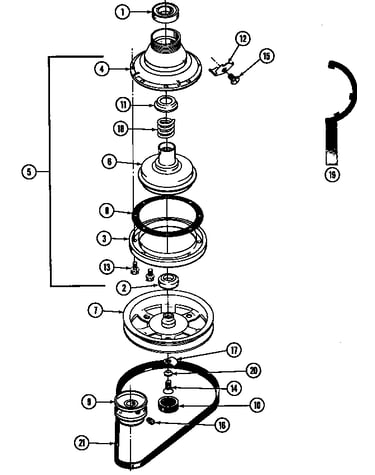 Clutch, brake & belts