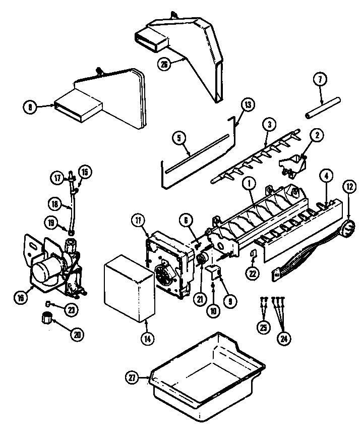 Optional ice maker kit (rtc1500cae/dh01a) (rtc1500cal/dh02a) (rtc1500cge/df17a)