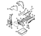 Maytag RTC1500CAL/DH02B optional ice maker kit diagram