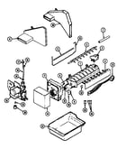 Optional ice maker kit