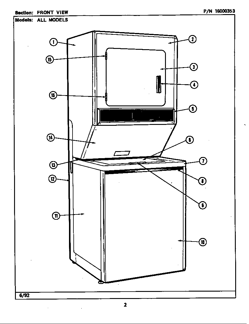 FRONT VIEW (LSE9900ACL,ACE,ADL,ADW) (LSE9900ACL) (LSE9900ACW) (LSE9900ADL) (LSE9900ADW)