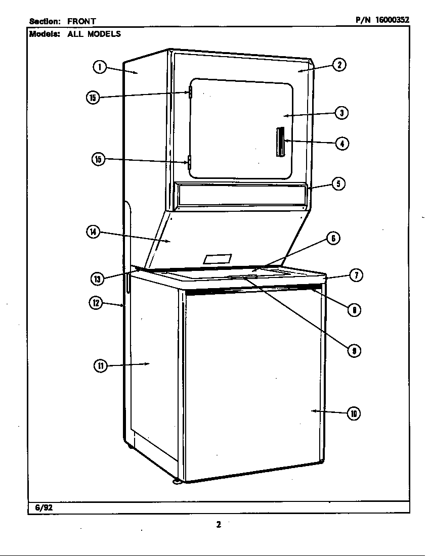 Front view (lse9900ae*) (lse9900ace) (lse9900ade) (lse9900aee) (lsg9900aae) (lsg9900abe)