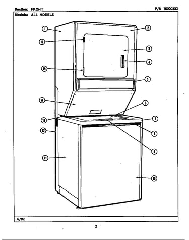 Front view (lse9900ae*) (lse9900ace) (lse9900ade) (lse9900aee) (lsg9900aae) (lsg9900abe)